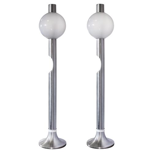 1970s Floor Lamps by Angelo Brotto for Esperia, Italy, 1970s, Set of 2 For Sale - Image 5 of 5