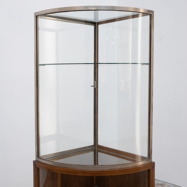 Art Deco Corner Display Cabinet, 1930 For Sale - Image 3 of 12