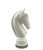 Dada White Resin Chess Horse Sculpture, Italy 1970s For Sale - Image 3 of 10