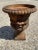 Cast Iron French Classical Style Urn Form 17" Outdoor Garden Planter With Faces For Sale - Image 4 of 13