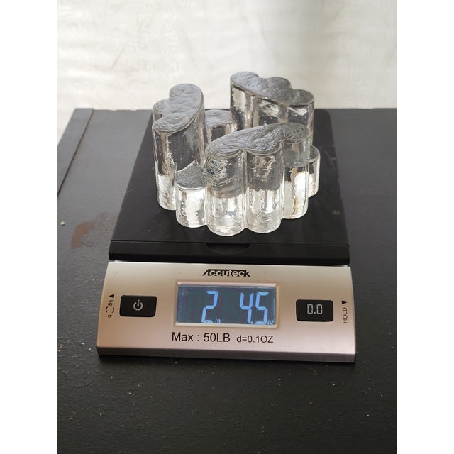 Vintage 1970s Germany La Vida Heavy Glass Warmer For Sale - Image 10 of 10