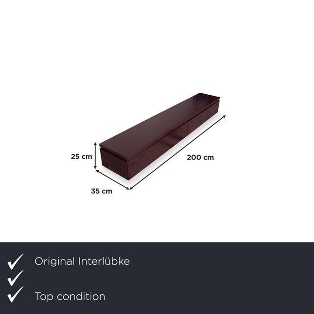 Introducing the Interlübke Cube Sideboard in Lilac Aubergine Wall-Mounted Shelf. I have official proof of authenticity...