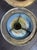 Reverse Painted Windmill Scene Glass Paneled Hanging Lantern or Pendant Light 16x7" (Light Only) For Sale - Image 9 of 10