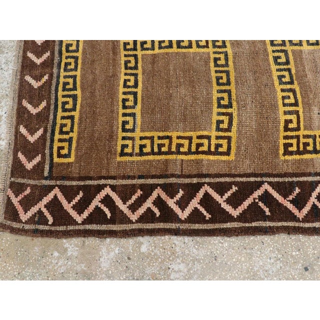 Textile Galerie Shabab Collection Mid-20th Century Turkish Anatolian Tribal Runner For Sale - Image 7 of 10