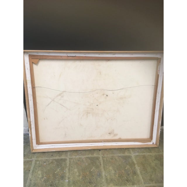 Early 21st Century “Inner Conversation” Contemporary Abstract Expressionist Original Painting by Ellen Reinkraut, Framed For Sale - Image 5 of 7