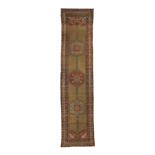Late 19th Century Persian Malayer Rug, 03'02 X 12'11 For Sale