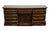 Stanley Furniture Solid Walnut Italian Provincial 74" Triple Door Dresser For Sale In Kansas City - Image 6 of 15