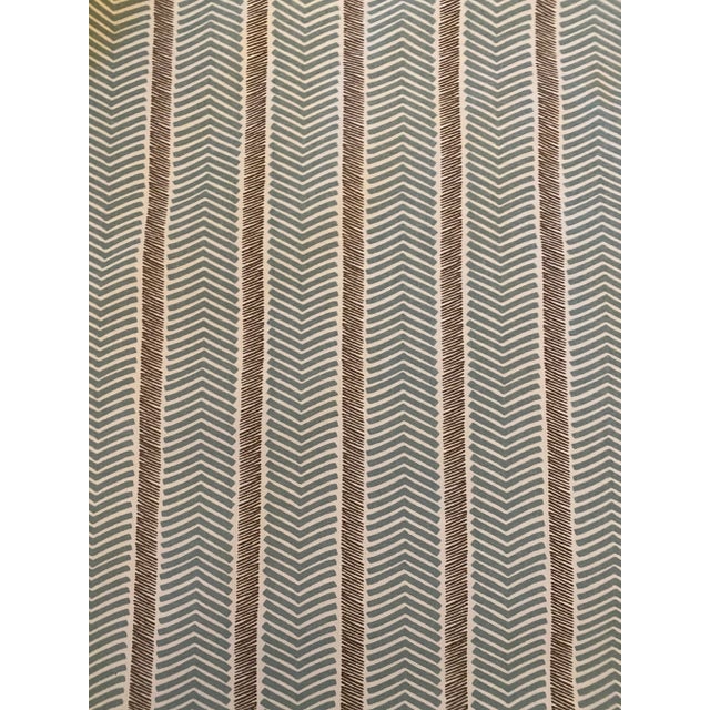 2020s Serena & Lily Herringbone Fabric 2 1/2 Yards For Sale - Image 5 of 5