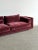 1990s Post Modern Sofa in Burgundy Velvet For Sale - Image 14 of 14
