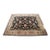 Karastan Ashara 100% Wool Agra Black Acanthus Palmette 549 Area Rug Carpet 9x10 For Sale
