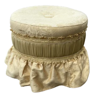 1990s Skirted Pouf