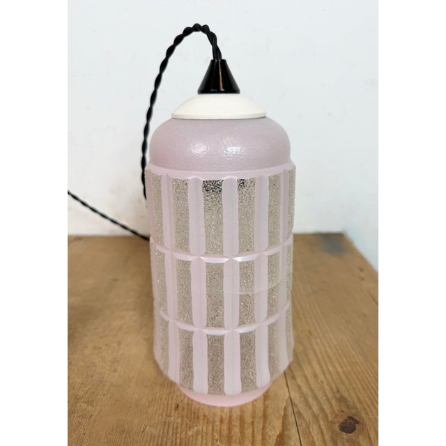 Vintage Glass Ceiling Light, 1970s For Sale - Image 11 of 17
