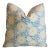 Beautiful Designer Susan Tucker Floral Feather/Down Linen Pillow 21" Square For Sale