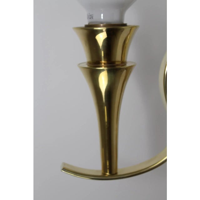 Brass Art Deco Wall Lamp, 1920s For Sale - Image 3 of 13