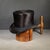ABOUT An antique black, Beaver skin and silk top hat. Hat mold not included. CREATOR Dunlap, New York. C.H. Smith,...
