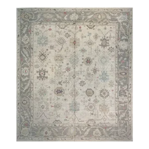 Handwoven Turkish Oushak Area Rug 12’3″ X 13’10”