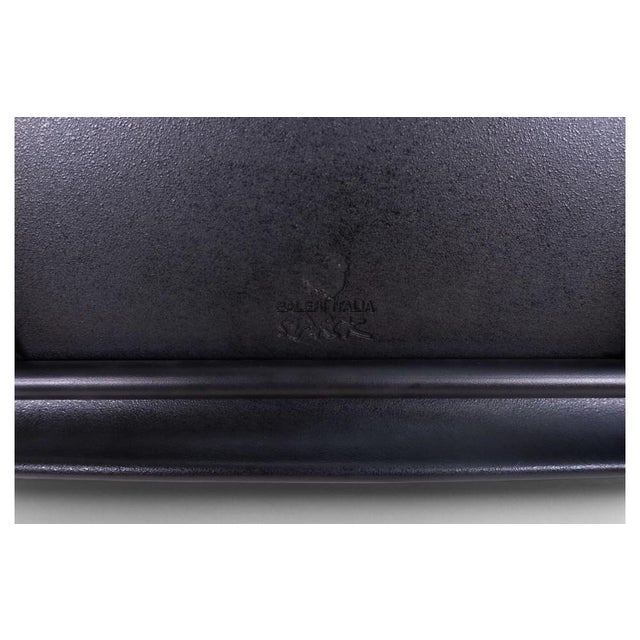 Black Francesca Armchairs by Philippe Starck for Baleri Italia, 1984, Set of 4 For Sale - Image 8 of 10