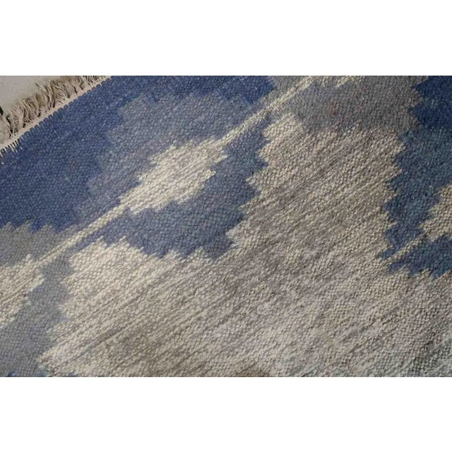 1970s Handmade Vintage Persian Ardabil Kilim 4.7' X 6.3' For Sale - Image 11 of 13