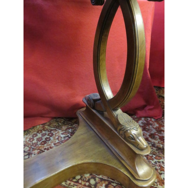 Empire Walnut & Zinc Planter, 1980s For Sale - Image 4 of 12