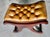 Cora 1920 English Mahogany Chesterfield Leather Stool For Sale - Image 4 of 11