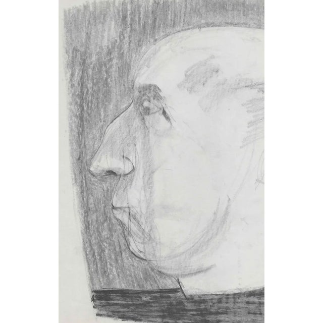 MCM portrait of a man by Paul McCarron (1933-2018) later known as a prominent New York art dealer. This work is from the...