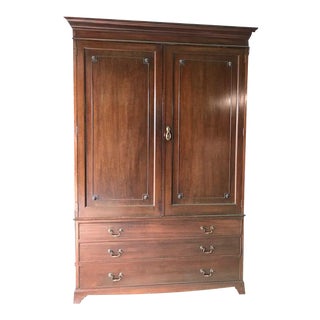 English Mahogany Gentleman's Chest For Sale