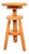 Vintage Architect's Corkscrew Stool in Pine, 1960s For Sale