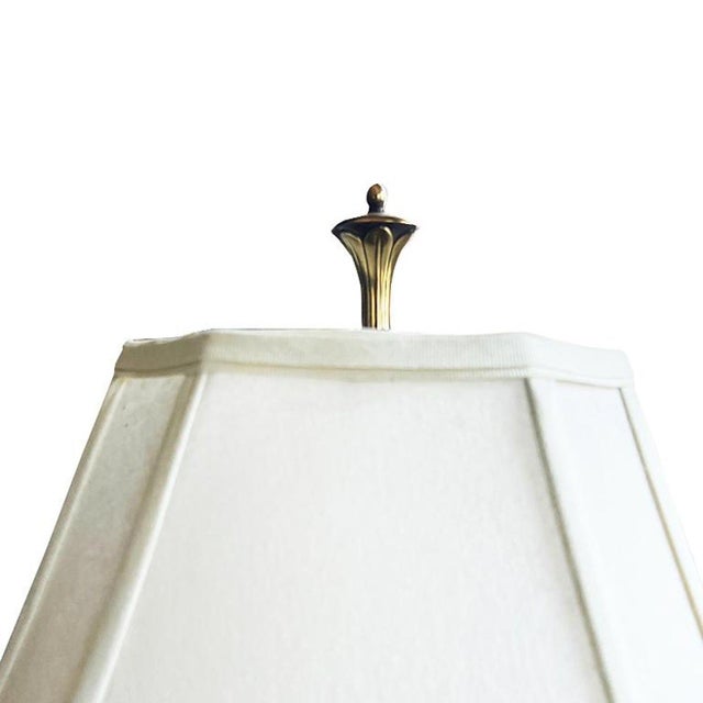 Metal Mid 20th Century Vintage Brass Rembrandt Table Lamp For Sale - Image 7 of 12