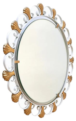 Mid-Century German Backlit Wall Mirror from Hillebrand Lighting, 1960s