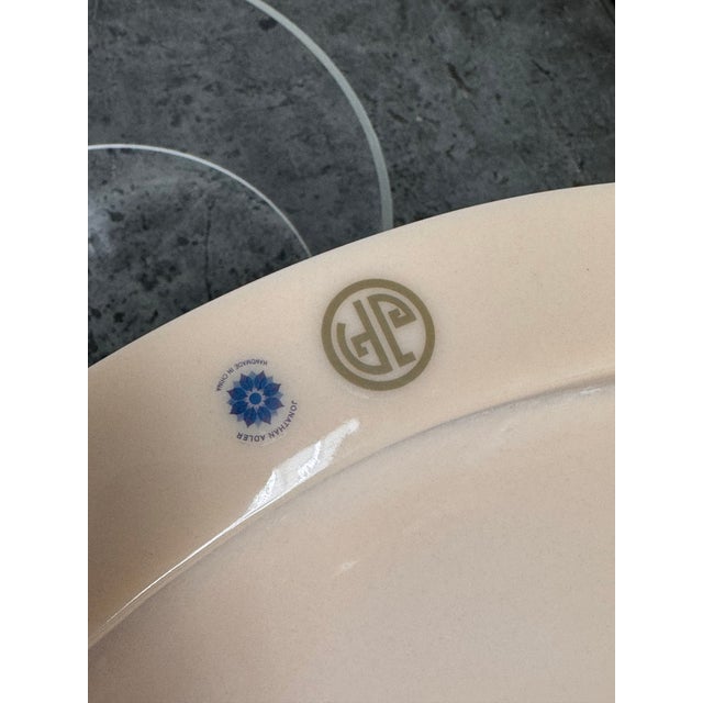 Blush Jonathan Adler Kit Blush Acrylic Dot Low Table For Sale - Image 8 of 12