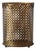 Li Puma Italian Style Regency Gilt Metal Paper Wastebasket Mid 20th Century For Sale