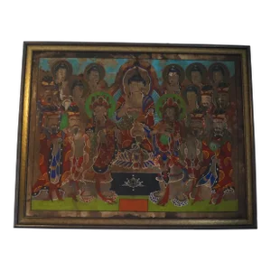 Early Korean Painting on Silk - Assembly of Buddhist Deities
