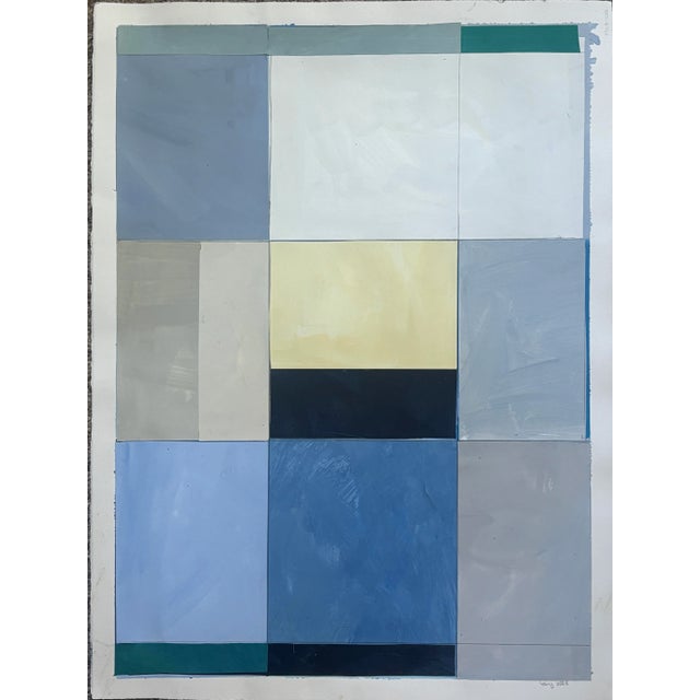 Image size measures 22x30 inches. The painting is on heavy archival watercolor paper. It ships in a box mailer. A white...