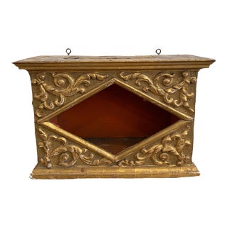 19th Century French Giltwood Reliquary For Sale