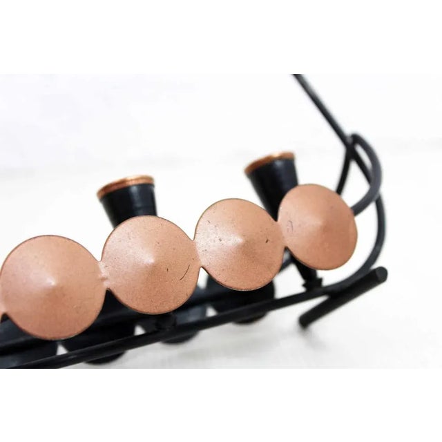 Gunnar Ander Drakkar Candleholder by Gunnar Ander for Ystad Metal, Sweden For Sale - Image 4 of 11