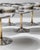 Vintage Champagne Bowls in Stainless Steel with Golden Stem, Italy, 1970s, Set of 6 For Sale - Image 5 of 11