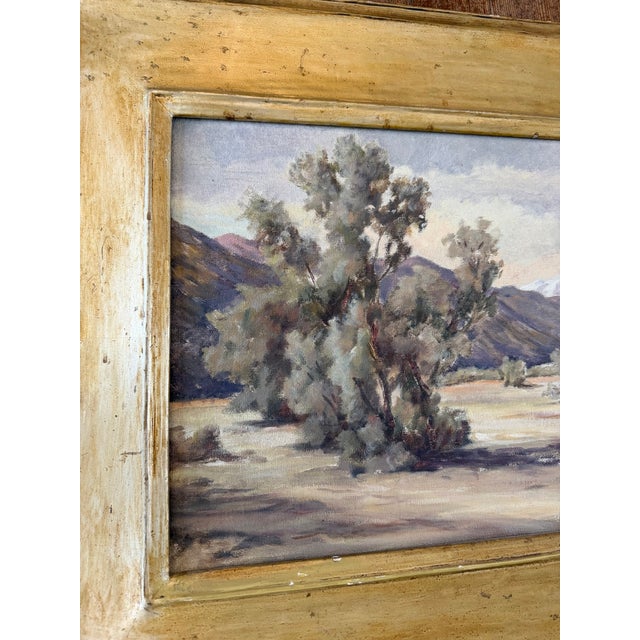 Light Green Marie Osborne Sheppard, California Landscape 1937 For Sale - Image 8 of 14