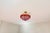 Vintage French Style Crystal Chandelier – Hand-Painted Pink & Ruby Red Prisms For Sale - Image 15 of 18