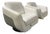 Pair of Zuri Designer Swivel Lounge Chairs – Modern Luxury Seating For Sale