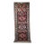 Vintage Persian Bakhtiari Wide Runner, Handwoven Wool, Floral Bouquet Design, Navy & Red, 4x13 For Sale