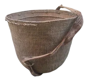 Vintage Yanomami Gathering Basket With Handle
