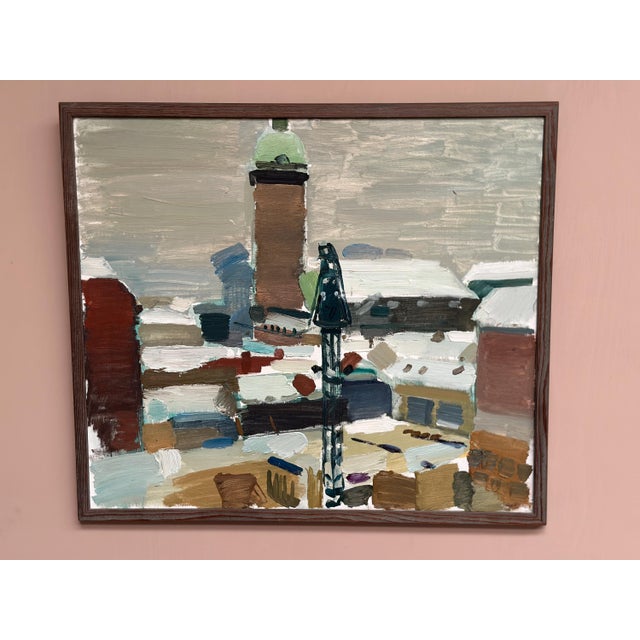 Gösta Stawåsen, Landscape, 1963, Oil on Canvas, Framed For Sale - Image 14 of 18