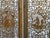 Vintage Finish Openwork Figural 4 Panels Wood Floor Screen Room Divider For Sale - Image 11 of 11