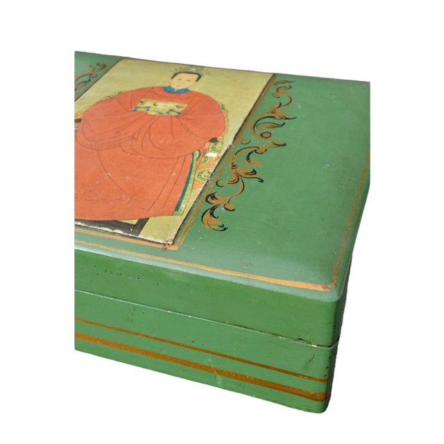 Mid 20th Century Mottadeh Chinese Empress Decorative Box For Sale - Image 12 of 12