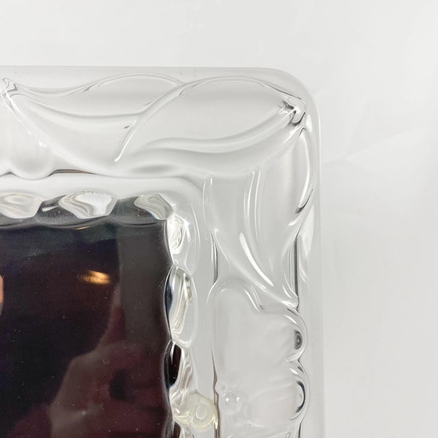 Vintage Marquis by Waterford Crystal Glass Frame . The frame is thick with a twisted cord design and gorgeous raised...