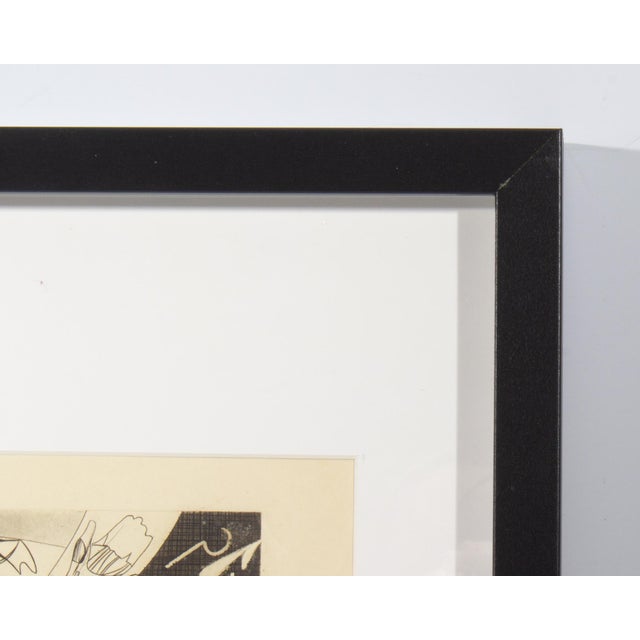 Mid 20th Century Abstract Etching by Daniel Philip Platt For Sale - Image 5 of 7