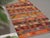 Red 1970s Vintage Handmade Wool Cotton Red Runner Rug For Sale - Image 8 of 11