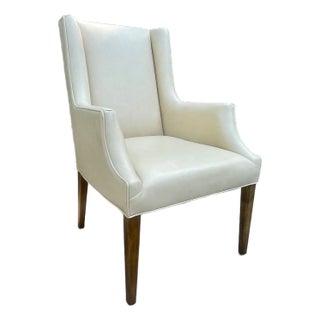 Kravet "Limoges" Leather Arm Chair For Sale