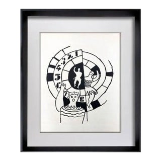 Fernand Leger Limited Edition Original Lithograph 1950 *Rare W/Frame For Sale