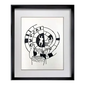 Fernand Leger Limited Edition Original Lithograph 1950 *Rare W/Frame